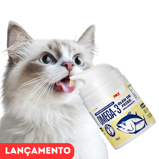 Suplemento em Creme para Gatos com Ômega-3