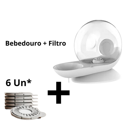 Bebedouro Caracol 2.8L para Gatos