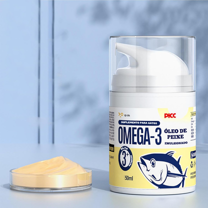 Suplemento em Creme para Gatos com Ômega-3