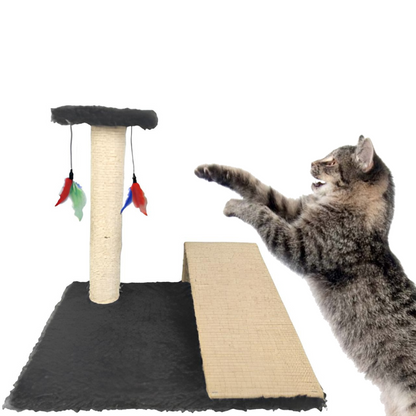 Arranhador Poste com Rampa para Gatos