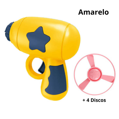 Brinquedo Lançador de Discos para Pets