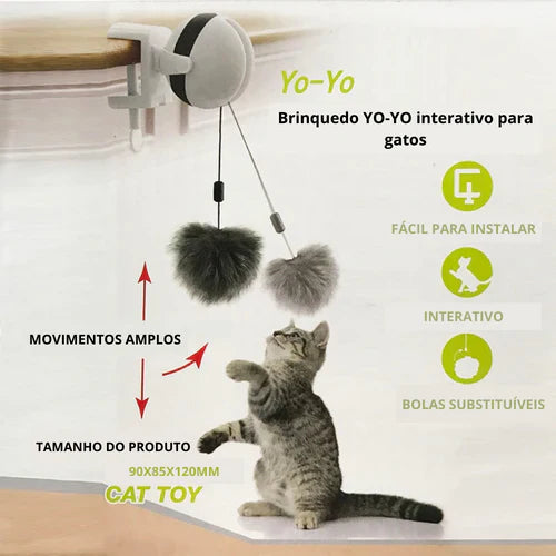 Brinquedo YoYo Elétrico para Gatos