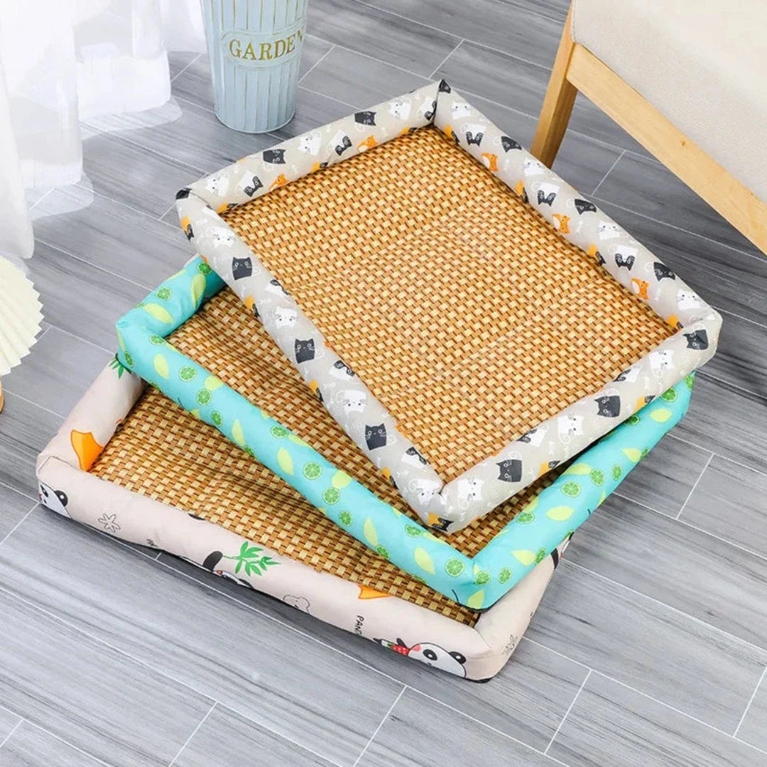 Tapete com Rattan Refrescante para Pets